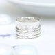 Flo Sterling Silver Spinning Ring