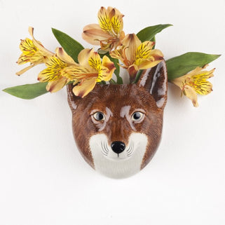 Fox Wall Vase