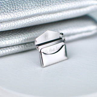 Good luck pin shown open