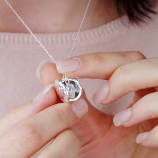 Personalised Sterling Silver Contemporary Locket
