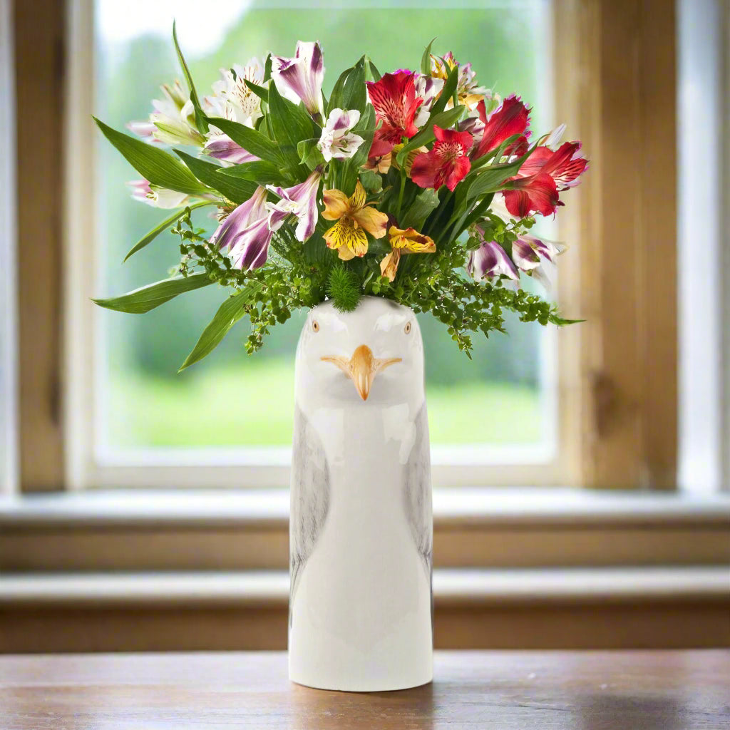 Herring Gull Flower Vase Penelopetom