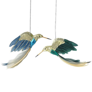 Feather Hummingbird Decoration