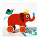 Indy Wooden Pull-Along Elephant