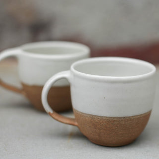Mali Round Coffee Mug White