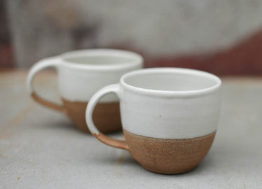 Mali Round Coffee Mug White