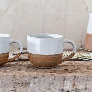 Mali Round Coffee Mug White