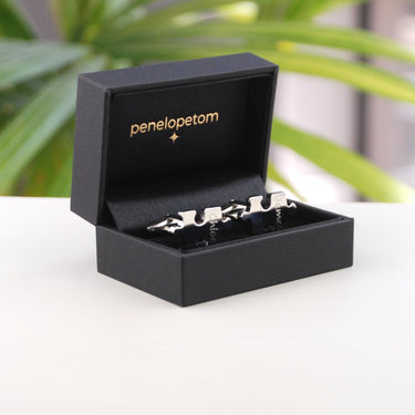 Personalised 'Missing Piece' Jigsaw Cufflinks