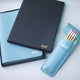 Monogram Leather A5 Notebook and Pencil Case Set