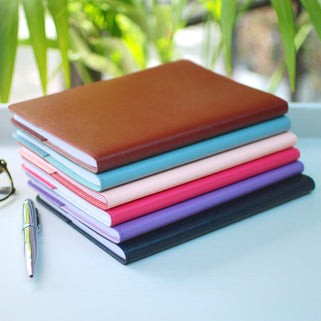 Monogram Leather A5 Notebook in Presentation Box