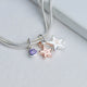 Personalised Birthstone Double Star Bracelet