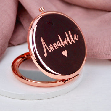 Personalised Name Compact Mirror