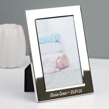 Personalised Silver-Plated Photo Frame