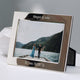 Personalised Silver Plated Photo Frame