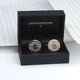 Personalised Round And Round Cufflinks