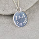 Personalised Sterling Silver Celebration Necklace