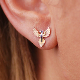 Phoenix Positivity Stud Earrings