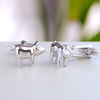 Pig Cufflinks