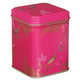 Pink Birds Small Square Tin