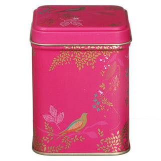 Sara Miller Pink Birds Square Tin Small