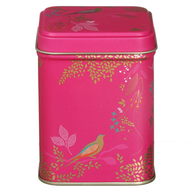Pink Birds Small Square Tin