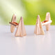 Rose Gold Coloured Paper Plane Cufflinks