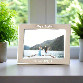 Personalised Silver-Plated Photo Frame
