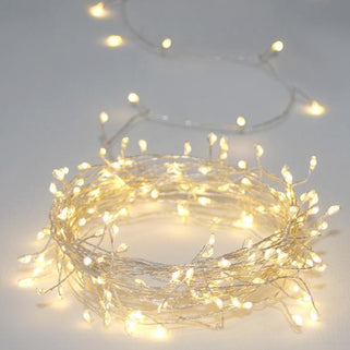 Cluster Silver Mains Fairy Lights