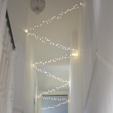 Cluster Silver Mains Fairy Lights