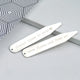 Silver collar stiffeners with 