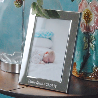Personalised Silver-Plated Photo Frame