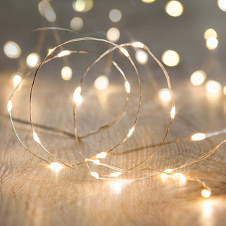 Silver String Table Lights