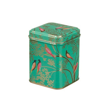 Sara Miller Green Birds Square Tin Small