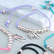 Personalised Suede Friendship Charm Bracelet