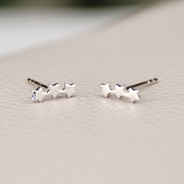 Sterling Silver Tiny Trio Star Climber