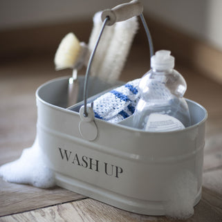 Wash Up Tidy with Handle White
