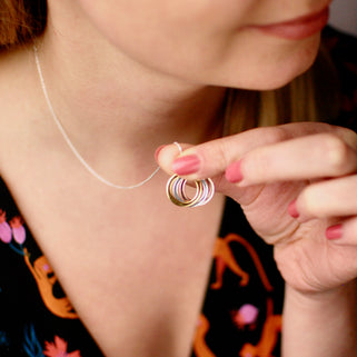 Personalised Sterling Silver 30th Birthday Necklace