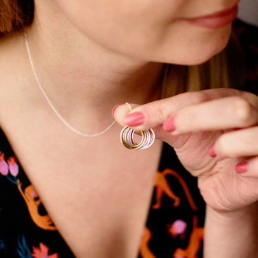 Personalised Sterling Silver 30th Birthday Necklace