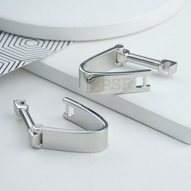 Contemporary Wrap Cufflinks with personalised 