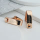 Contemporary Wrap Cufflinks with personalised 