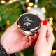 Personalised Christmas Holly Compact Mirror