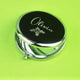 Personalised Christmas Holly Compact Mirror