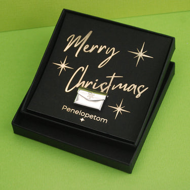 Personalised Christmas Card Message Pin