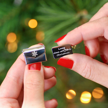 Personalised Christmas Card Message Pin