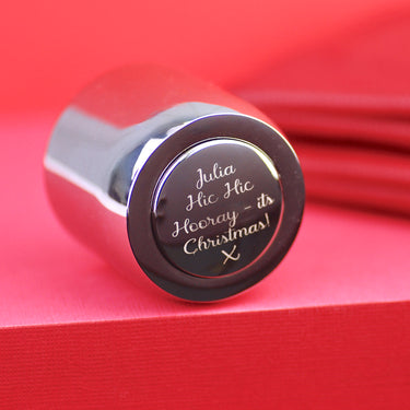 Personalised Festive Prosecco Champagne Bottle Stopper