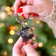 Personalised Christmas Star Keyring