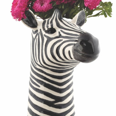 Zebra Flower Vase