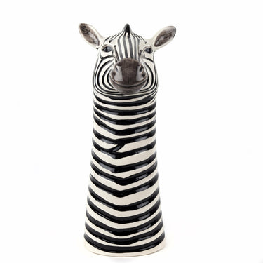 Zebra Flower Vase