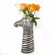 Zebra Flower Vase