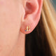 Sterling Silver Gold Vermeil Zodiac Stud Earrings